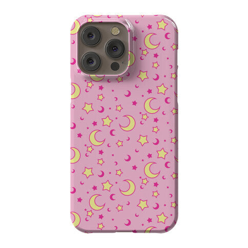 Dreamy Pastel Moon And Stars Phone Case